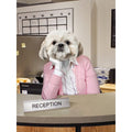 Office Drama Queen: Custom Digital Download Pet Portrait