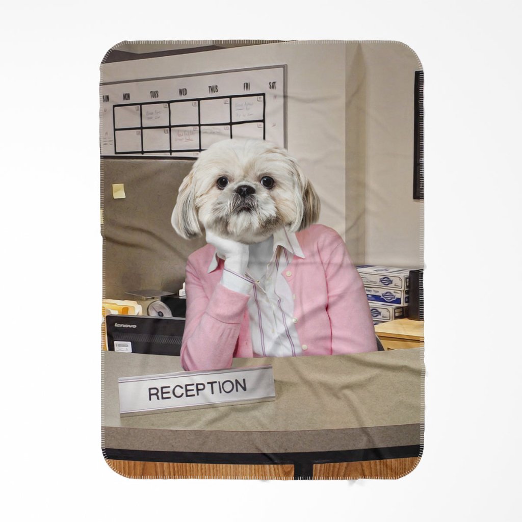 Pet Portraits | The Kelly (The Office USA Inspired): Custom Pet Blanket | Paw & Glory