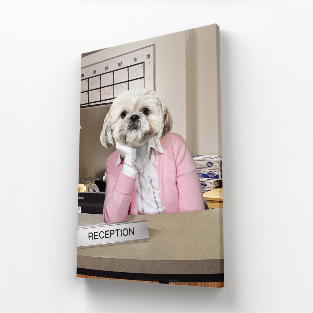 Pet Portraits | The Kelly (The Office USA Inspired): Custom Pet Canvas | Paw & Glory