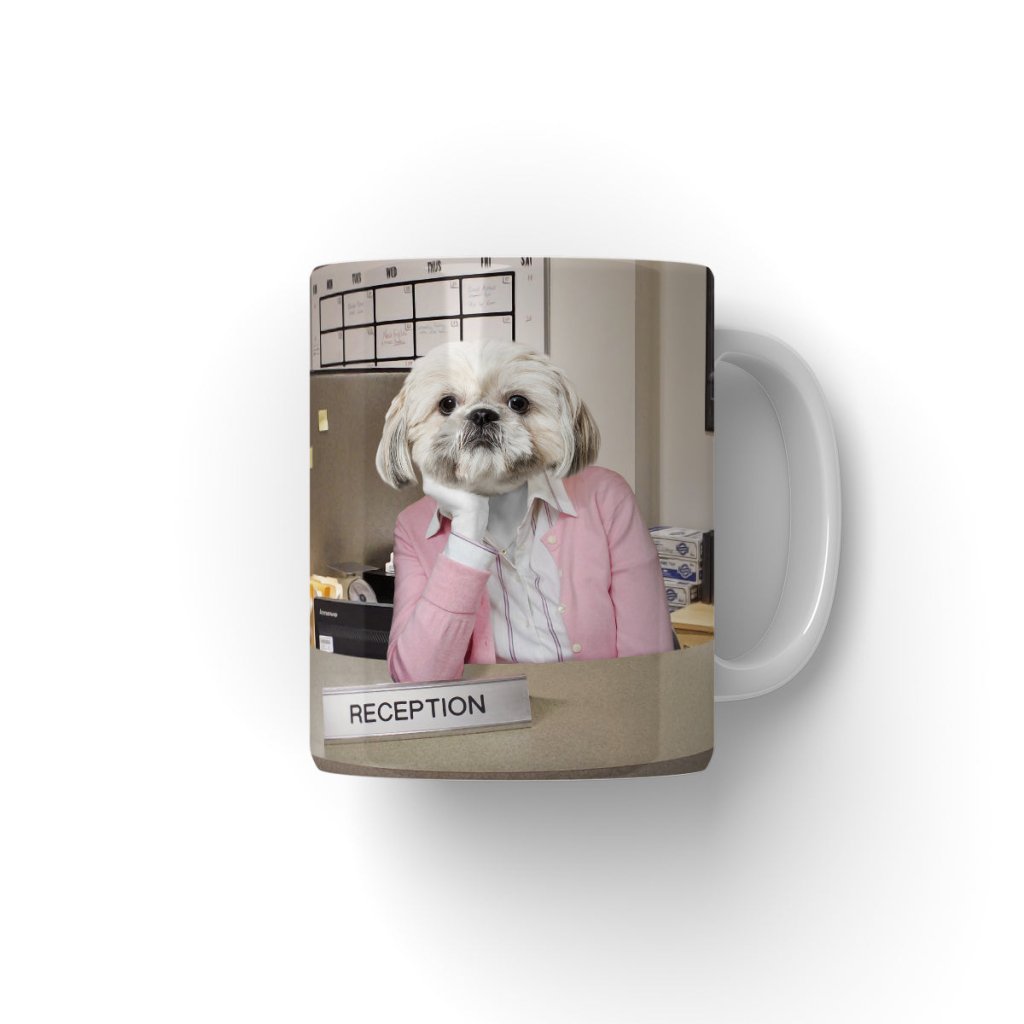 Office Drama Queen Custom Pet Coffee Mug | Funny Pet Portrait Gift | Paw & Glory