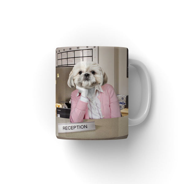 Office Drama Queen Custom Pet Coffee Mug | Funny Pet Portrait Gift | Paw & Glory