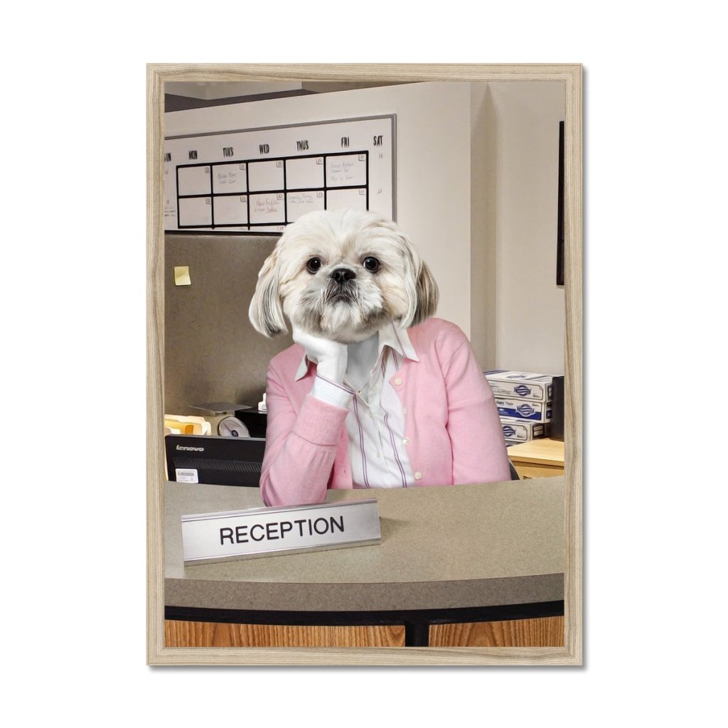 Pet Portraits | The Kelly (The Office USA Inspired): Custom Pet Portrait | Paw & Glory