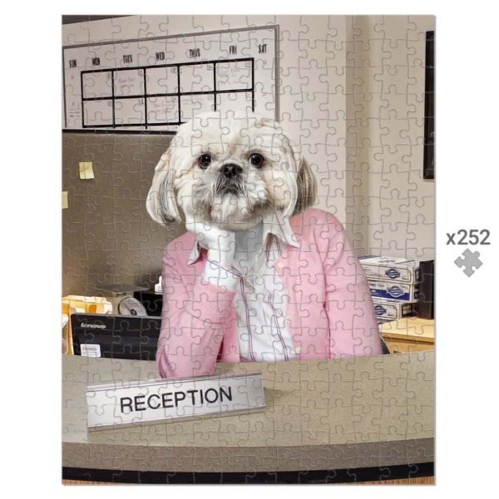 Pet Portraits | The Kelly (The Office USA Inspired): Custom Pet Puzzle | Paw & Glory