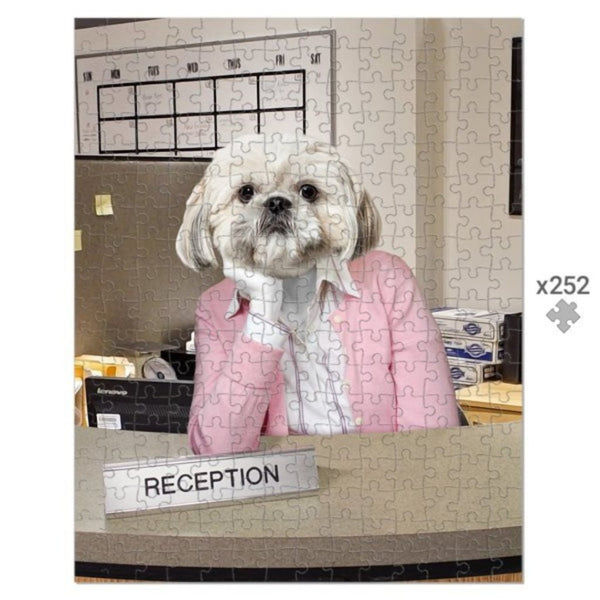 Office Drama Queen Custom Pet Puzzle | Pet Lover Gift | Paw & Glory