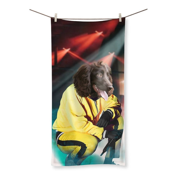 Hip Hop Artist Custom Pet Towel | Pet Lover Gift | Paw & Glory