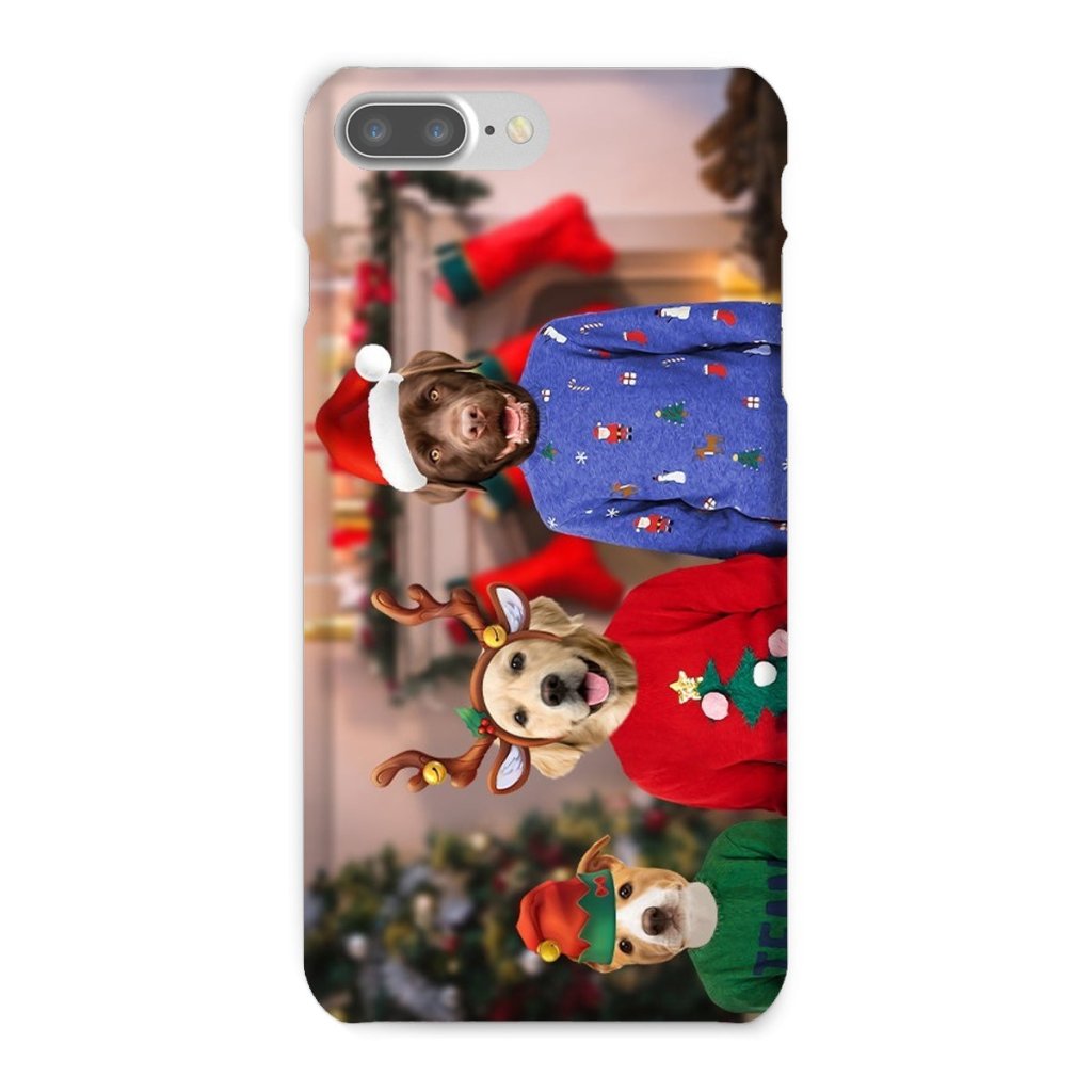 Pet Portraits | The Kids Christmas: Custom Pet Phone Case | Paw & Glory