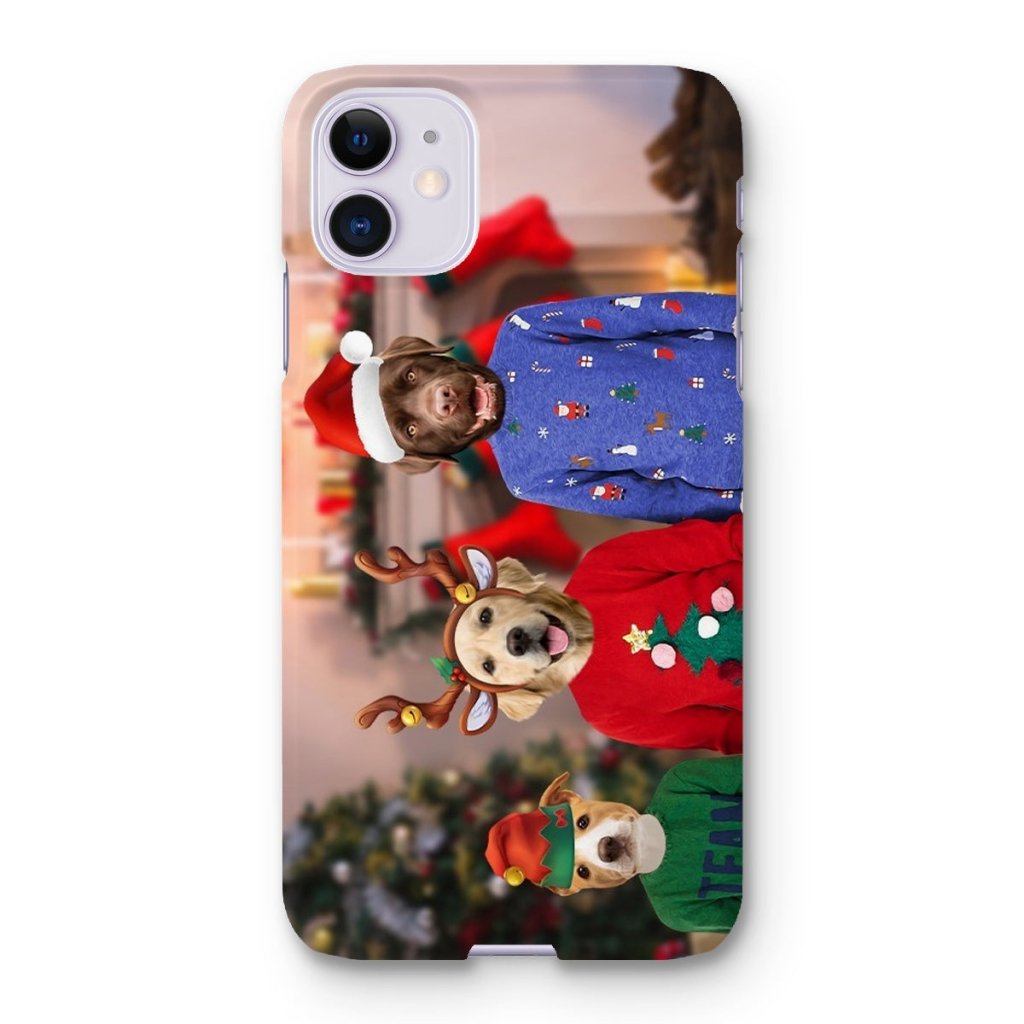 Pet Portraits | The Kids Christmas: Custom Pet Phone Case | Paw & Glory