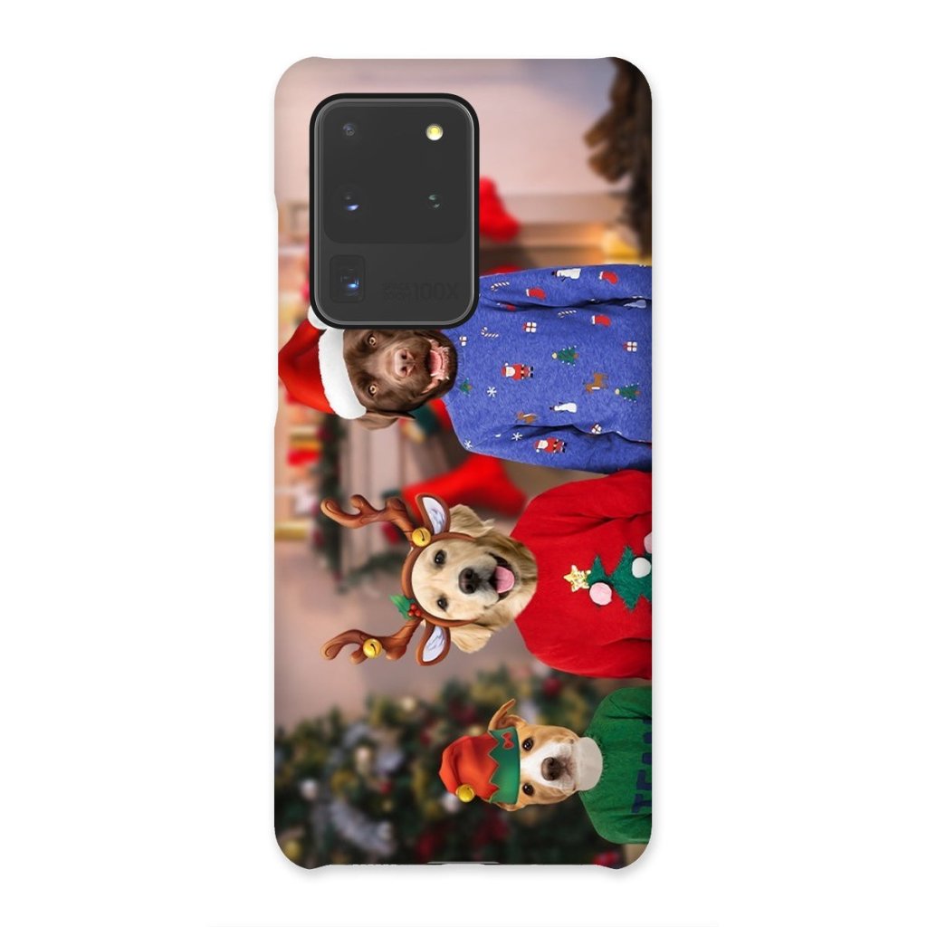 Pet Portraits | The Kids Christmas: Custom Pet Phone Case | Paw & Glory