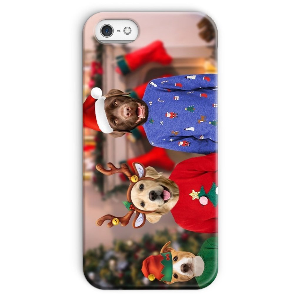 Pet Portraits | The Kids Christmas: Custom Pet Phone Case | Paw & Glory