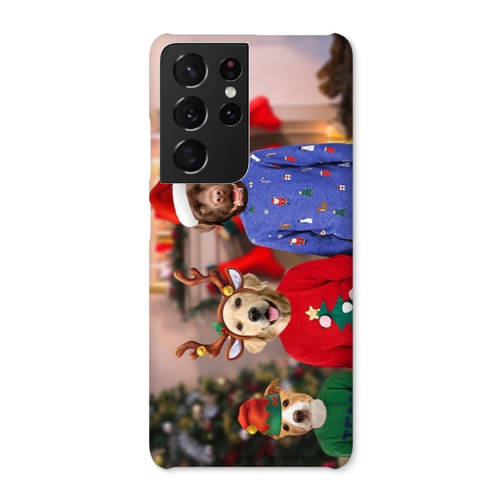 Pet Portraits | The Kids Christmas: Custom Pet Phone Case | Paw & Glory