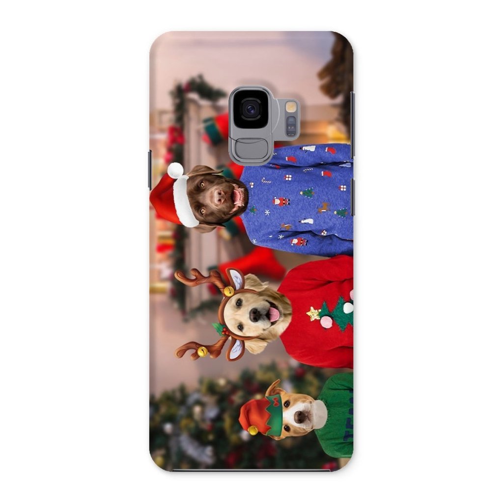 Pet Portraits | The Kids Christmas: Custom Pet Phone Case | Paw & Glory
