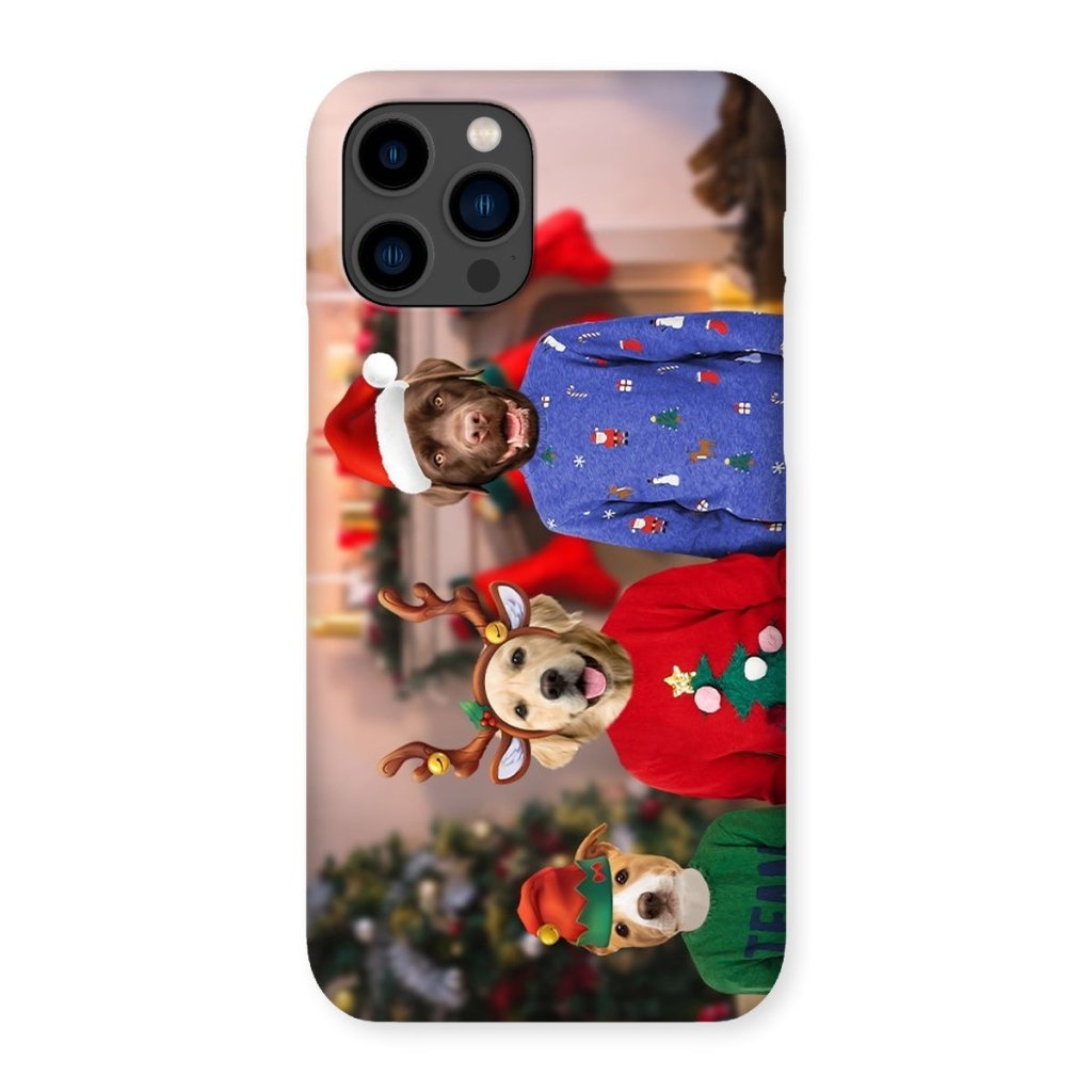 Pet Portraits | The Kids Christmas: Custom Pet Phone Case | Paw & Glory