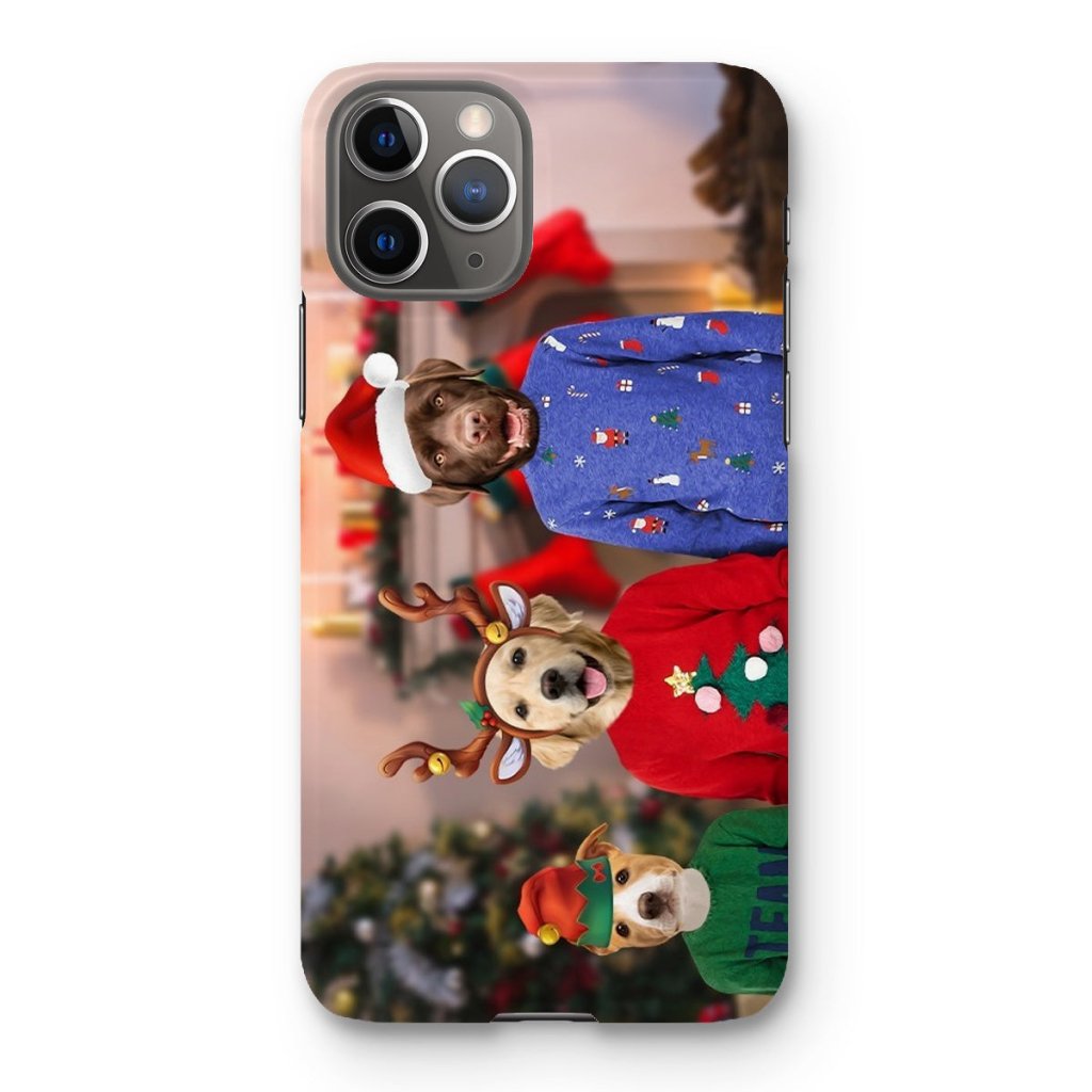 Pet Portraits | The Kids Christmas: Custom Pet Phone Case | Paw & Glory