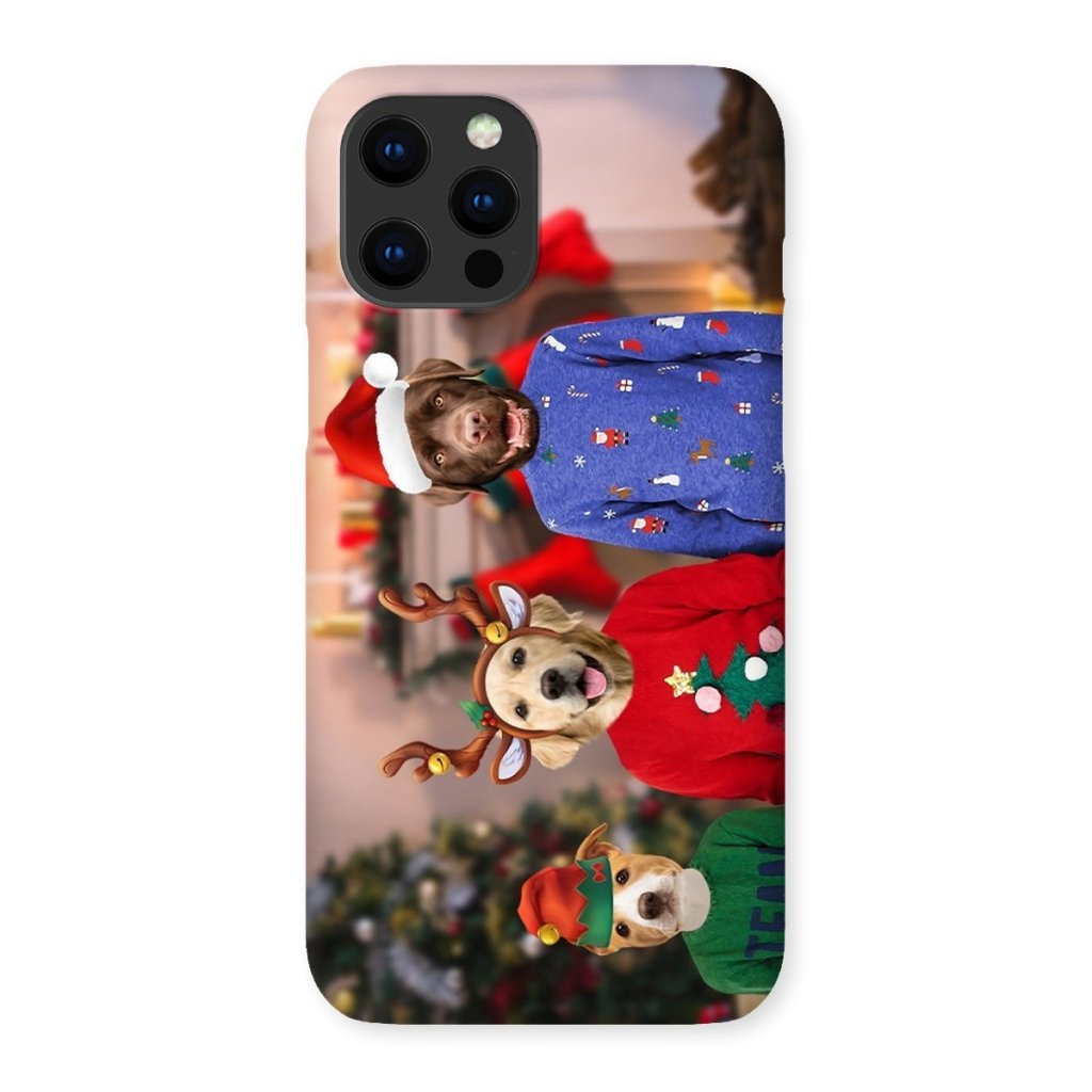 Pet Portraits | The Kids Christmas: Custom Pet Phone Case | Paw & Glory