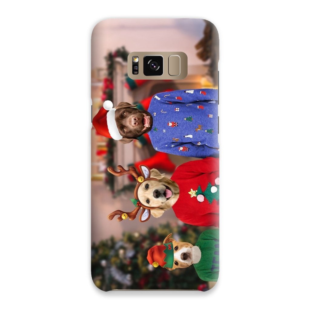 Pet Portraits | The Kids Christmas: Custom Pet Phone Case | Paw & Glory