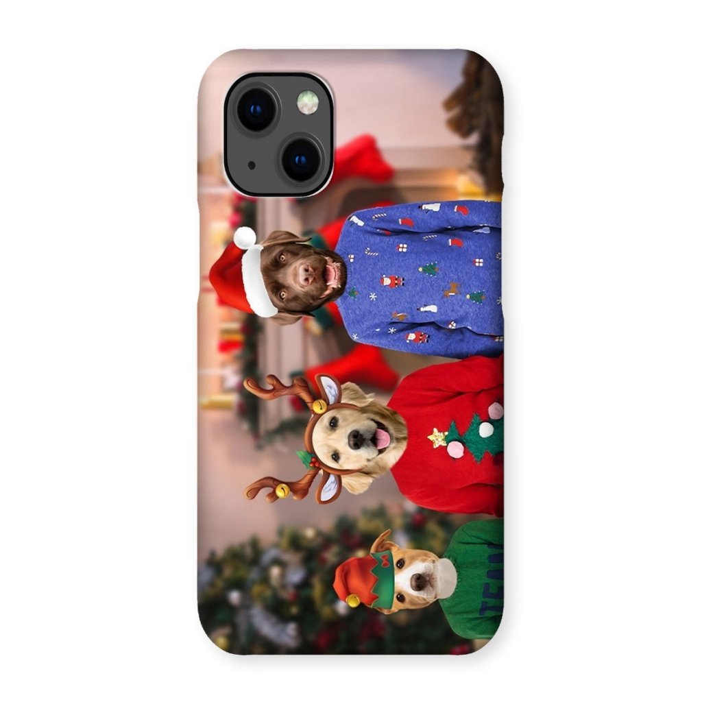 Pet Portraits | The Kids Christmas: Custom Pet Phone Case | Paw & Glory