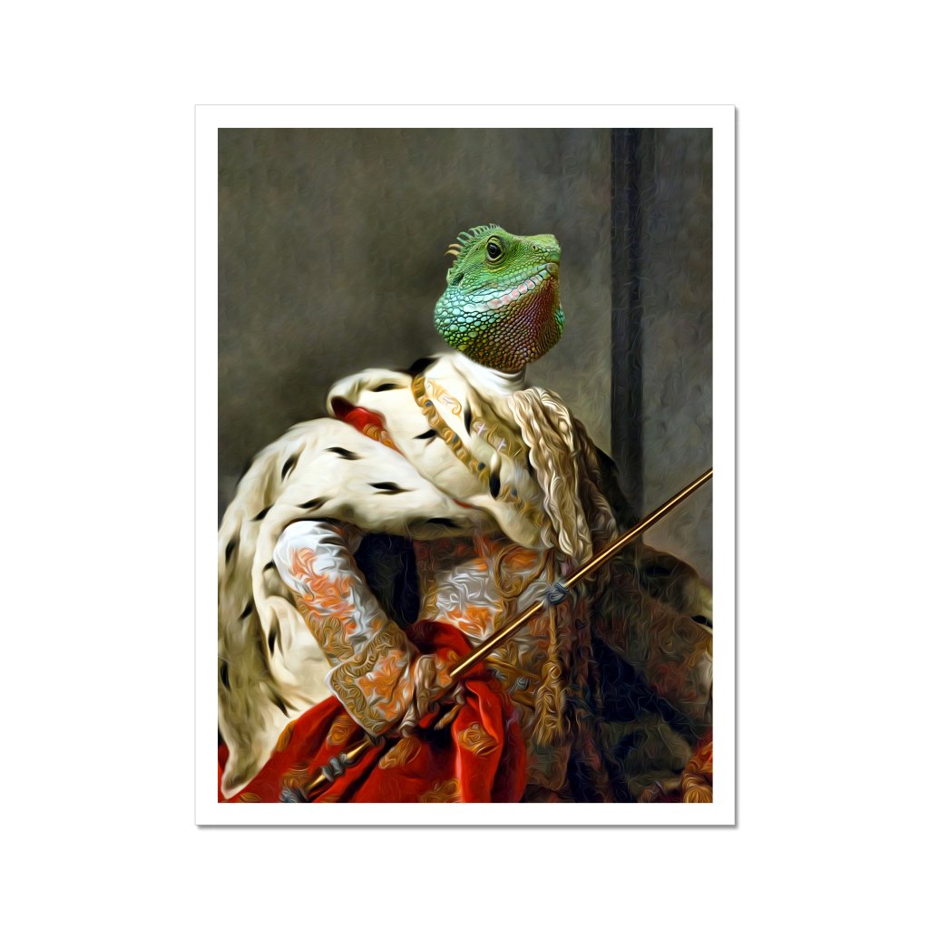 Pet Portraits | The King: Animal Art Poster | Paw & Glory