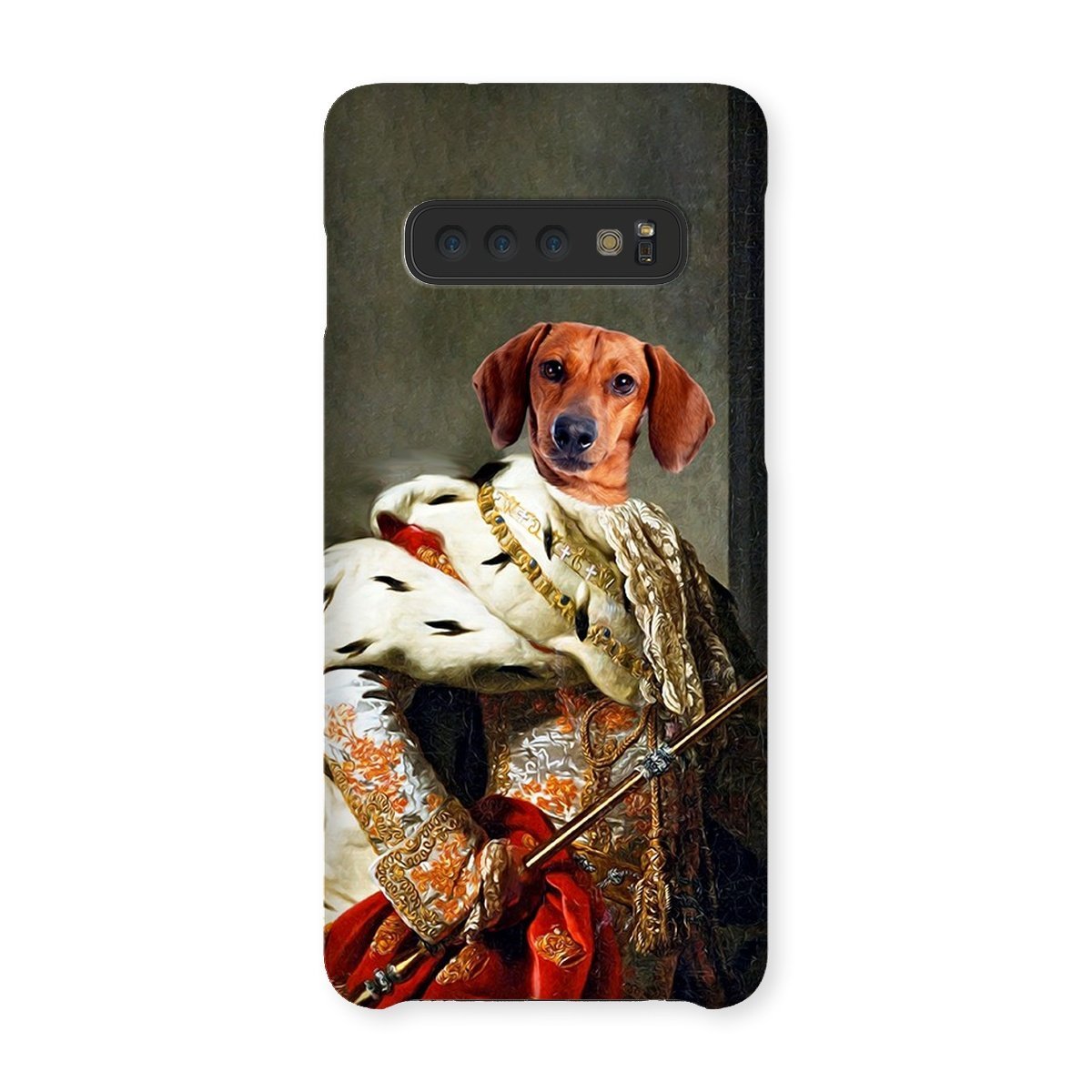 Pet Portraits | The King: Custom Pet Phone Case | Paw & Glory