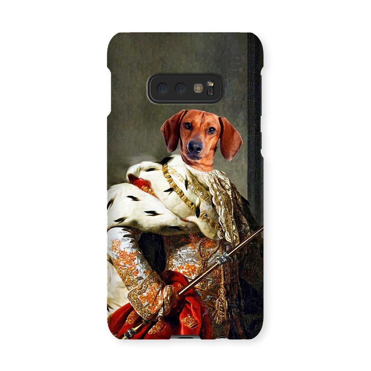 Pet Portraits | The King: Custom Pet Phone Case | Paw & Glory
