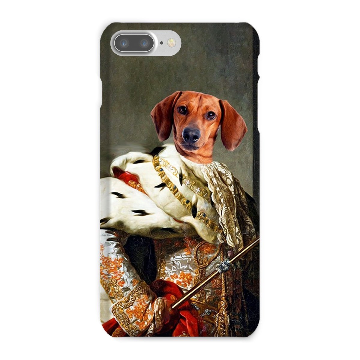 Pet Portraits | The King: Custom Pet Phone Case | Paw & Glory