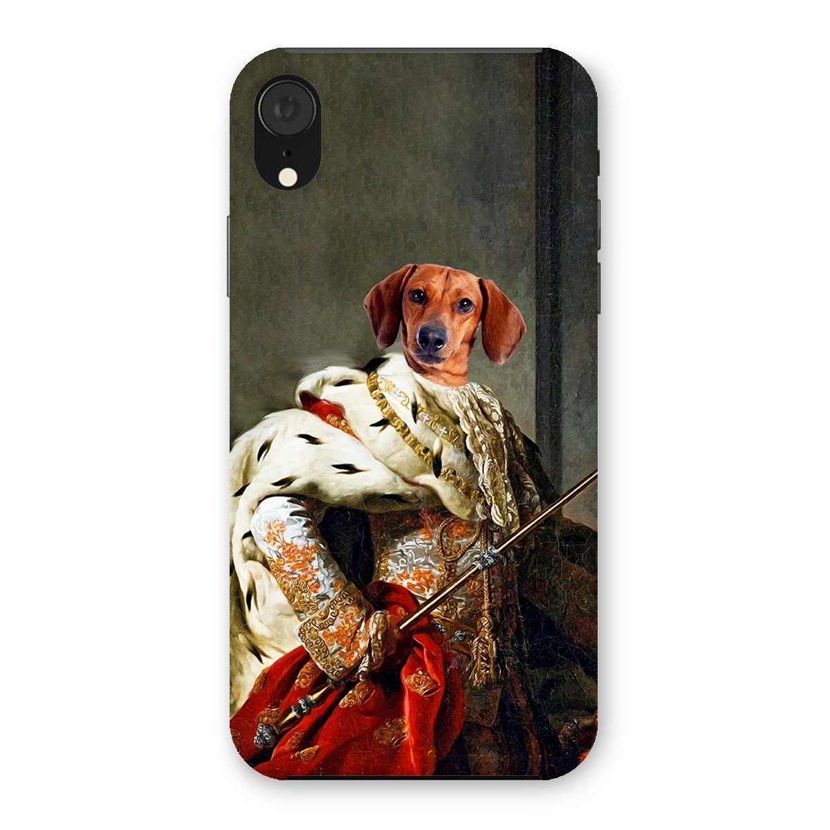 Pet Portraits | The King: Custom Pet Phone Case | Paw & Glory