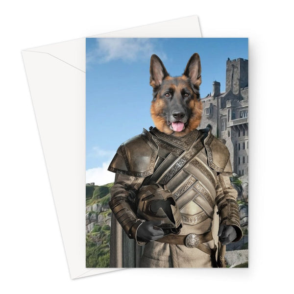 Kingmaker Custom Pet Greeting Card | Personalised Pet Gift | Paw & Glory