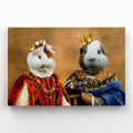 The King & Queen: Animal Art Canvas