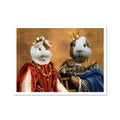 The King & Queen: Animal Art Poster