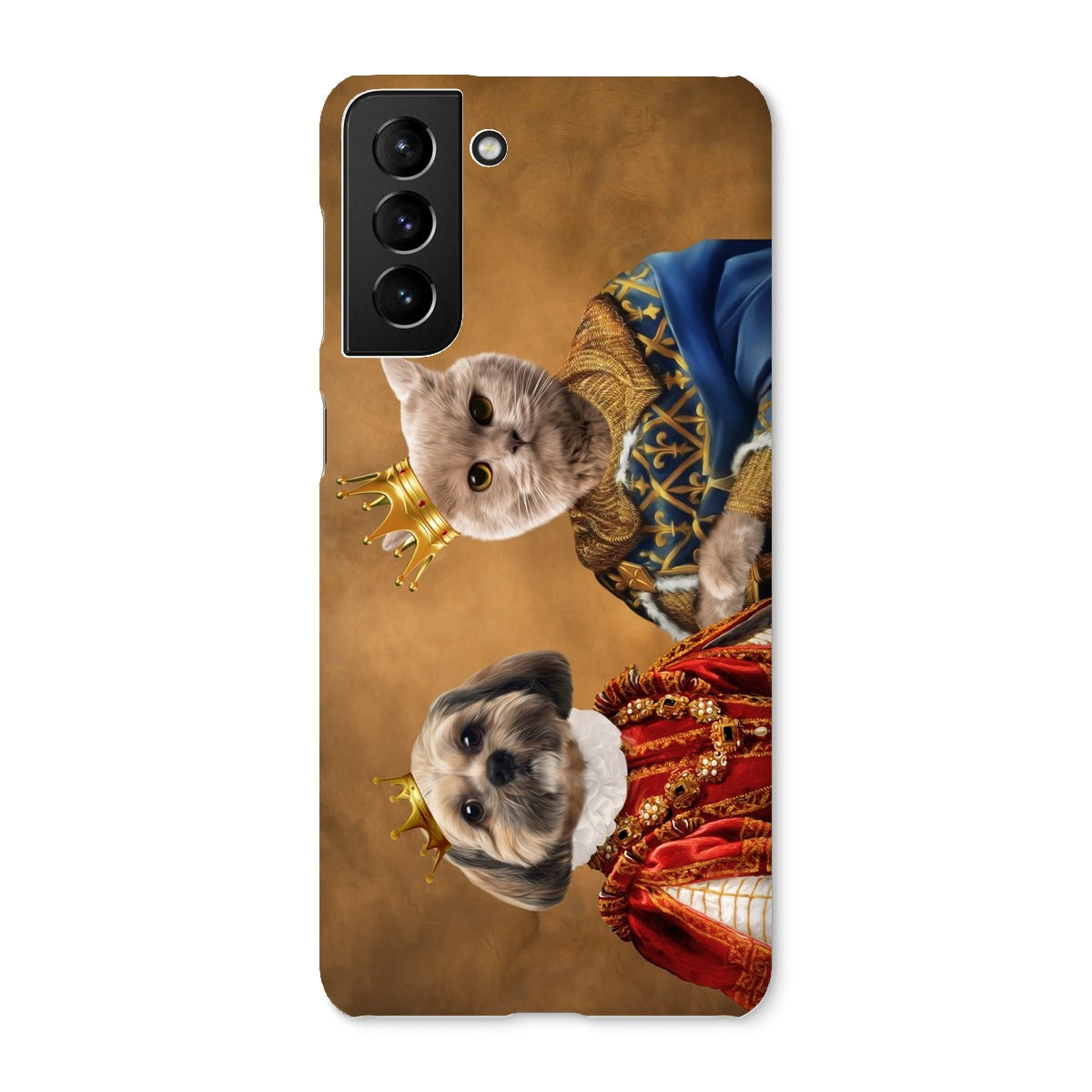 Pet Portraits | The King & Queen: Custom Pet Phone Case | Paw & Glory