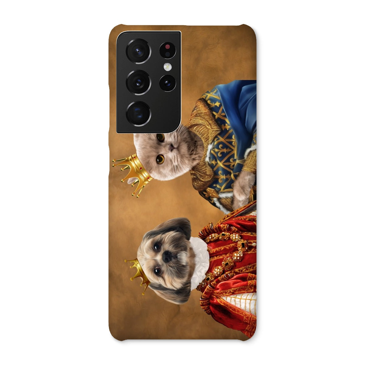 Pet Portraits | The King & Queen: Custom Pet Phone Case | Paw & Glory