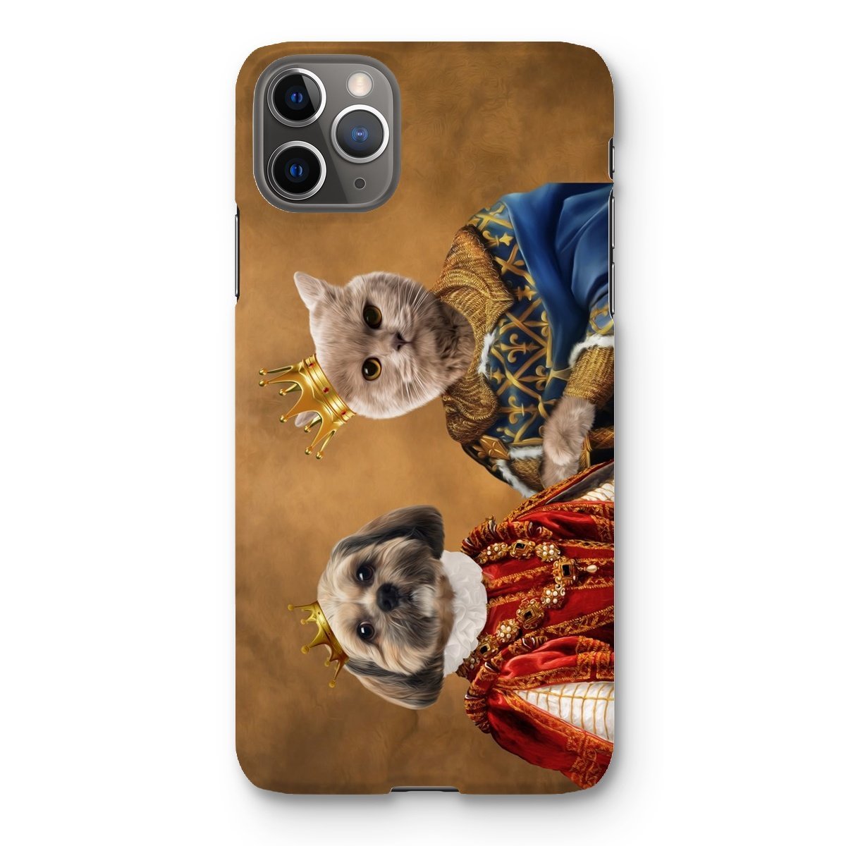 Pet Portraits | The King & Queen: Custom Pet Phone Case | Paw & Glory