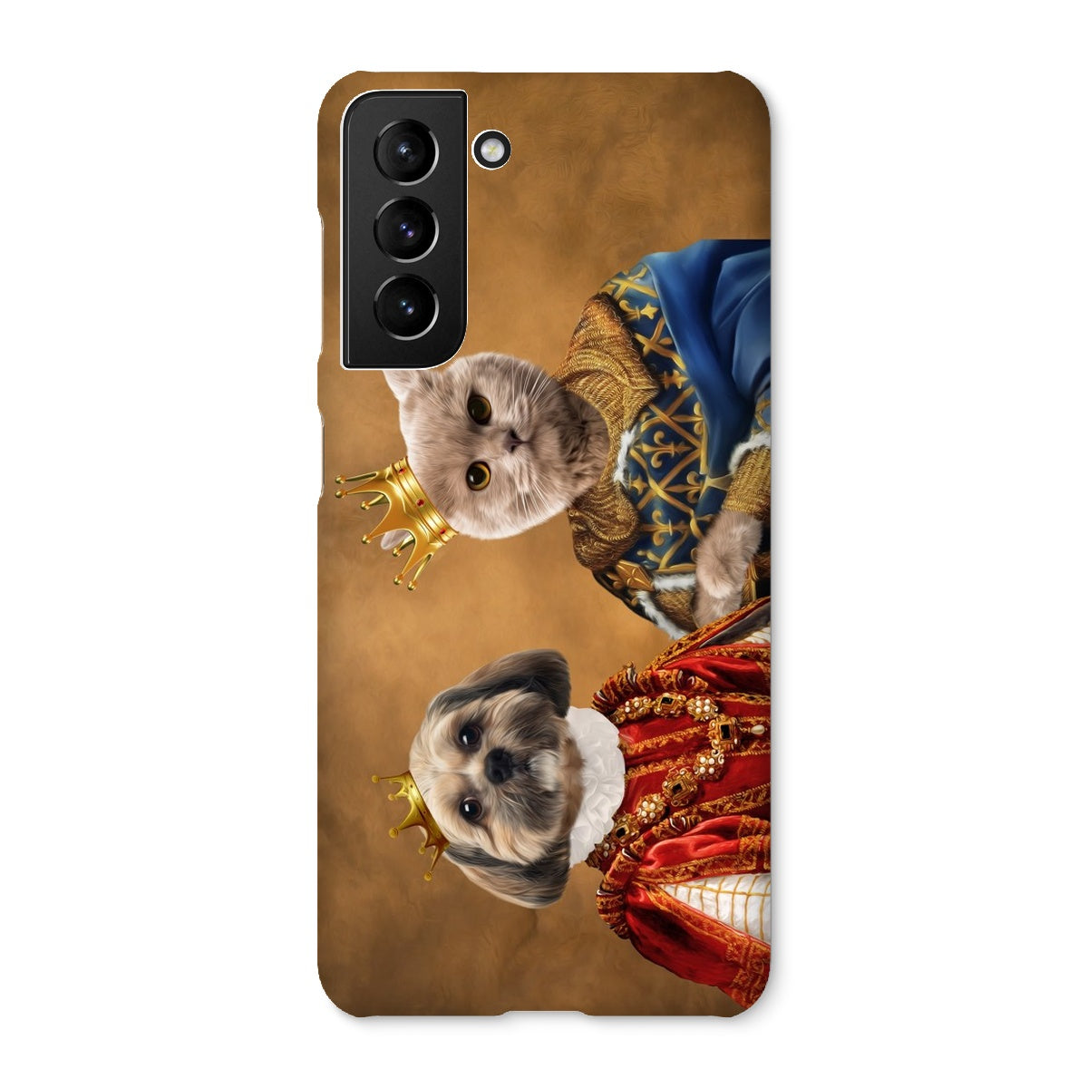 Pet Portraits | The King & Queen: Custom Pet Phone Case | Paw & Glory