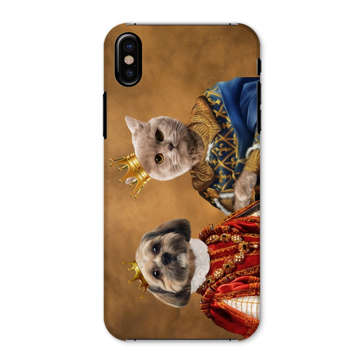 Pet Portraits | The King & Queen: Custom Pet Phone Case | Paw & Glory