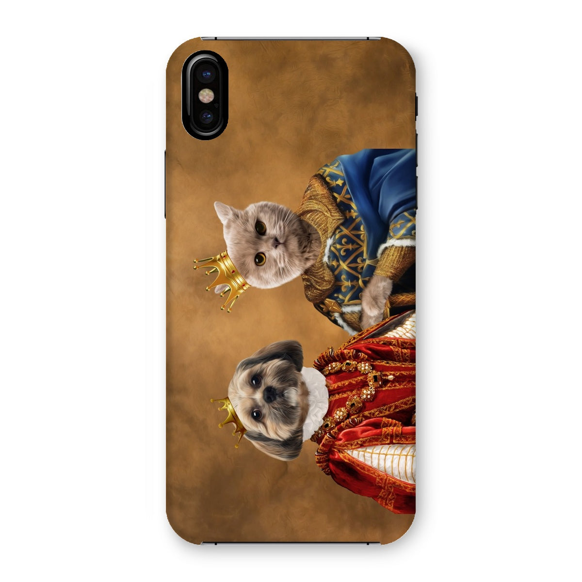 Pet Portraits | The King & Queen: Custom Pet Phone Case | Paw & Glory