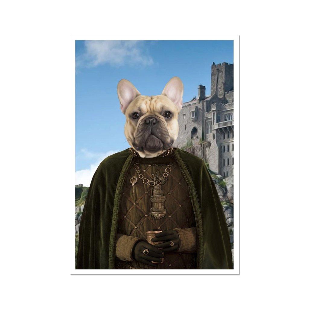 Pet Portraits | The Kings Informer (House Of The Dragon Inspired): Custom Pet Portrait | Paw & Glory