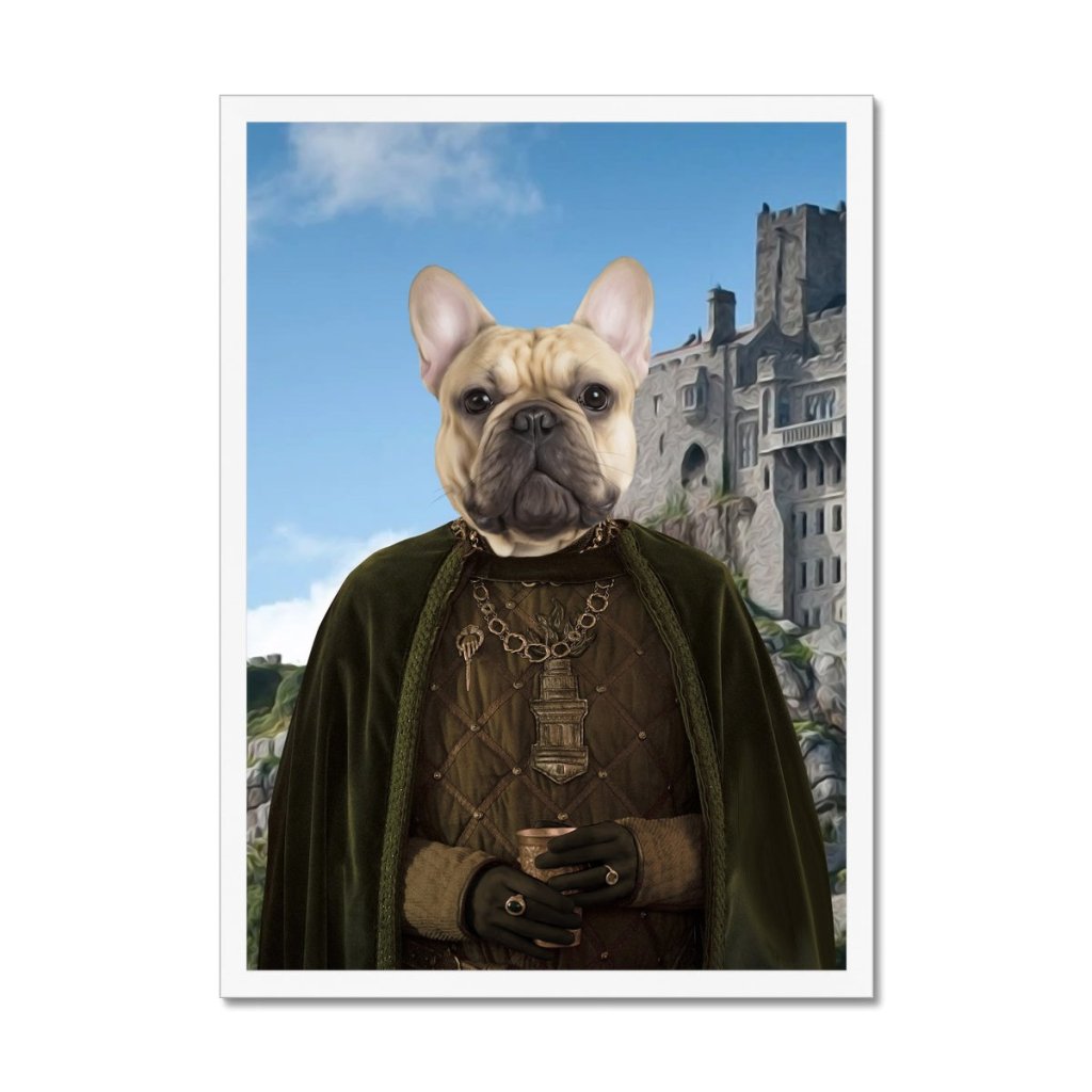 Pet Portraits | The Kings Informer (House Of The Dragon Inspired): Custom Pet Portrait | Paw & Glory