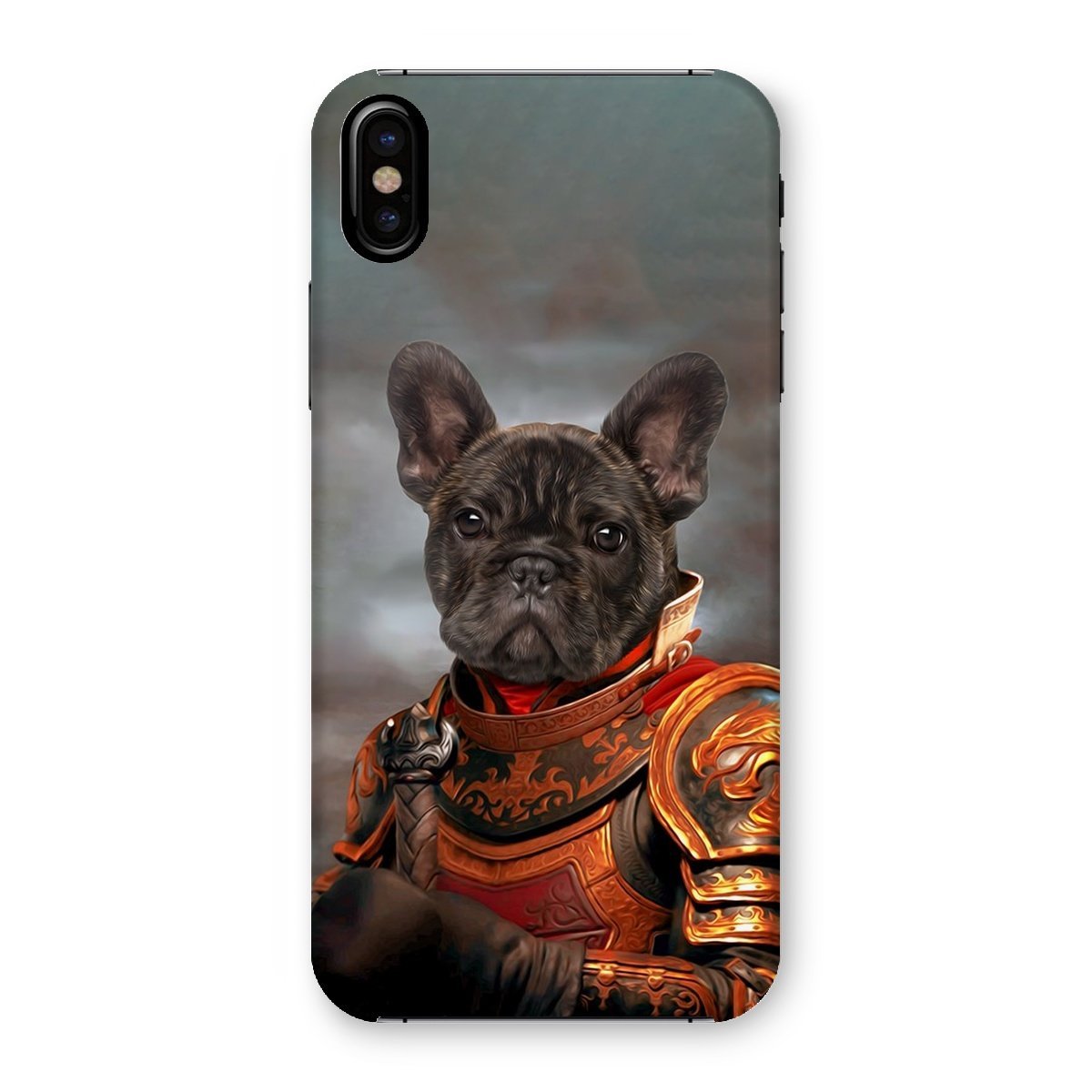 The Knight: Custom Pet Phone Case - Paw & Glory - Dog Portraits - Pet Portraits