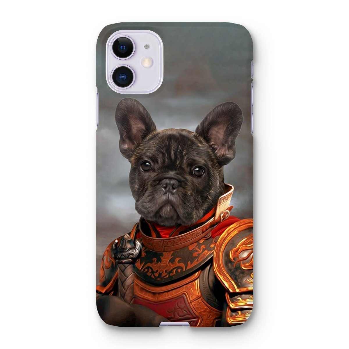The Knight: Custom Pet Phone Case - Paw & Glory - Dog Portraits - Pet Portraits