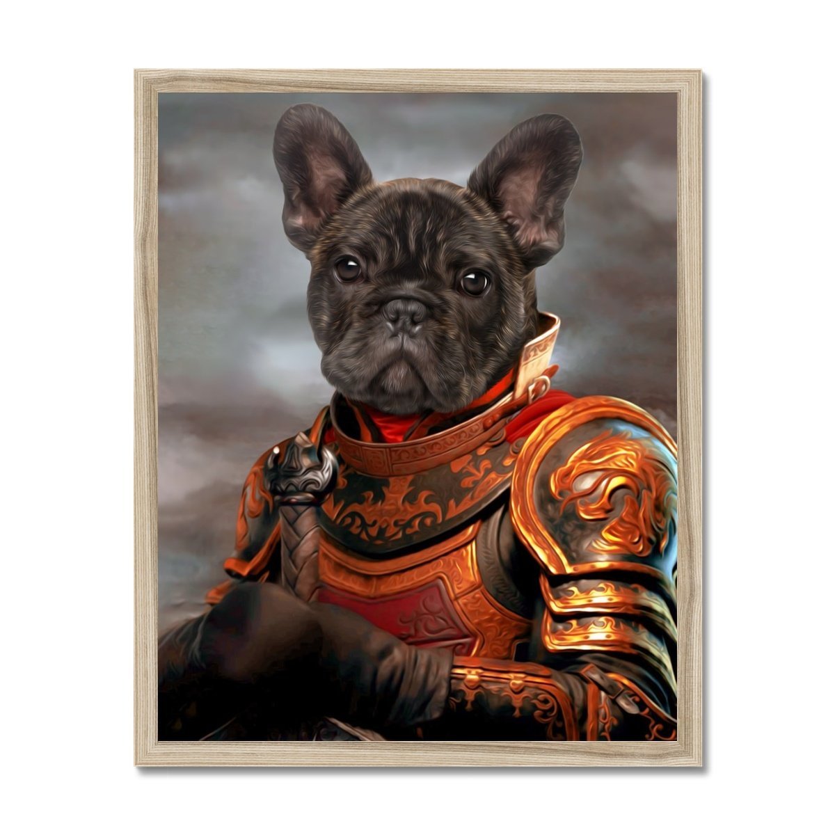 Pet Portraits | The Knight: Custom Pet Portrait | Paw & Glory