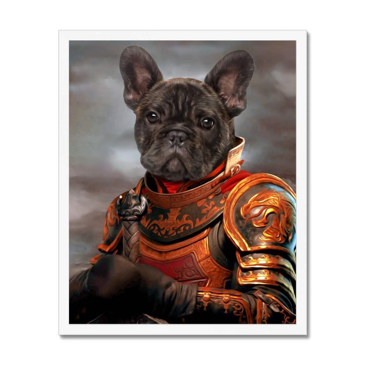 Pet Portraits | The Knight: Custom Pet Portrait | Paw & Glory