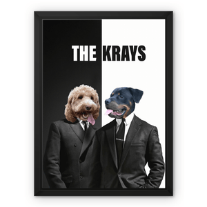 The Krays: Custom Pet Canvas - Paw & Glory - Dog Portraits - Pet Portraits