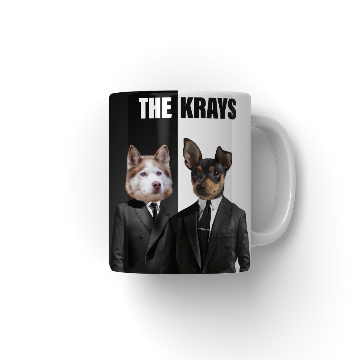 Pet Portraits | The Krays: Custom Pet Coffee Mug | Paw & Glory