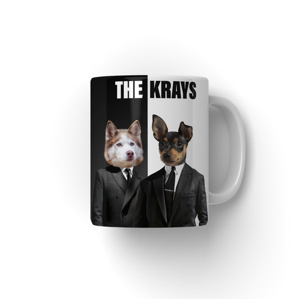Vintage Gangster Twins Custom Pet Coffee Mug | Personalised Pet Gift | Paw & Glory