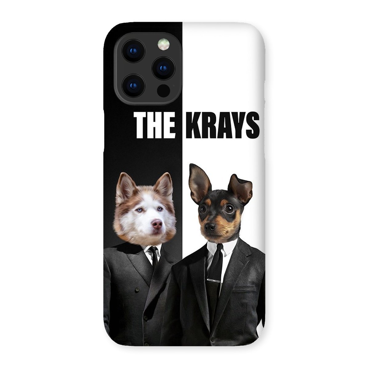 The Krays: Custom Pet Phone Case - Paw & Glory - Dog Portraits - Pet Portraits