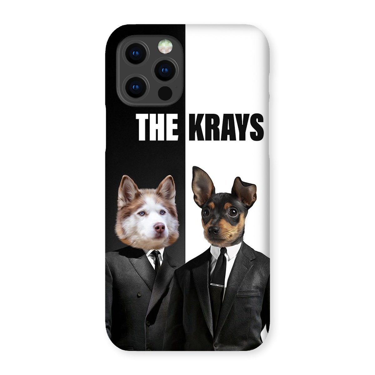 The Krays: Custom Pet Phone Case - Paw & Glory - Dog Portraits - Pet Portraits