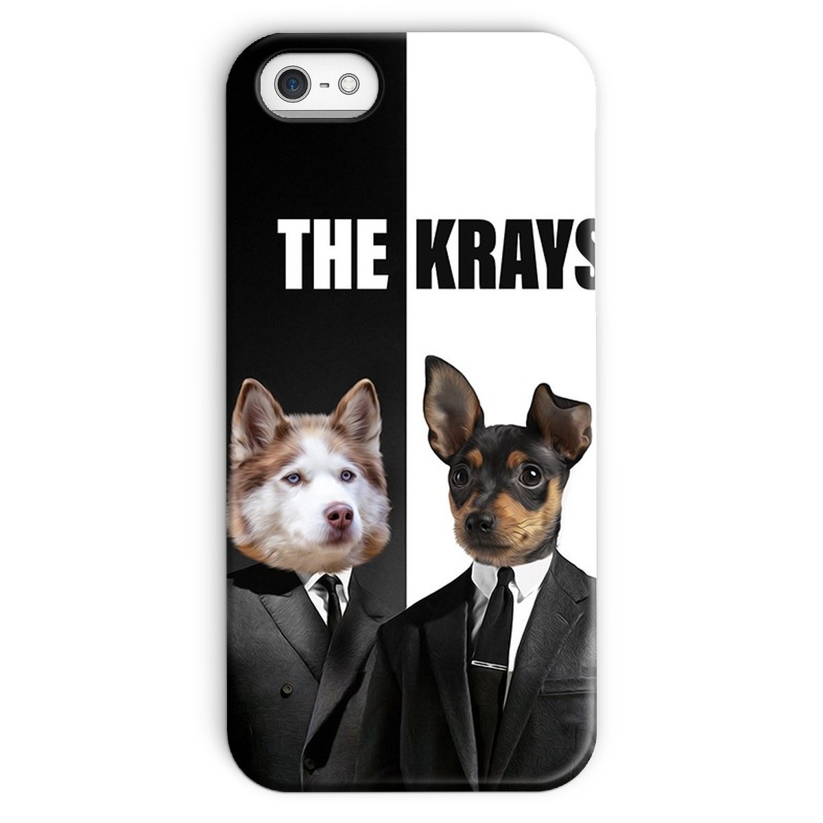 Pet Portraits | The Krays: Custom Pet Phone Case | Paw & Glory