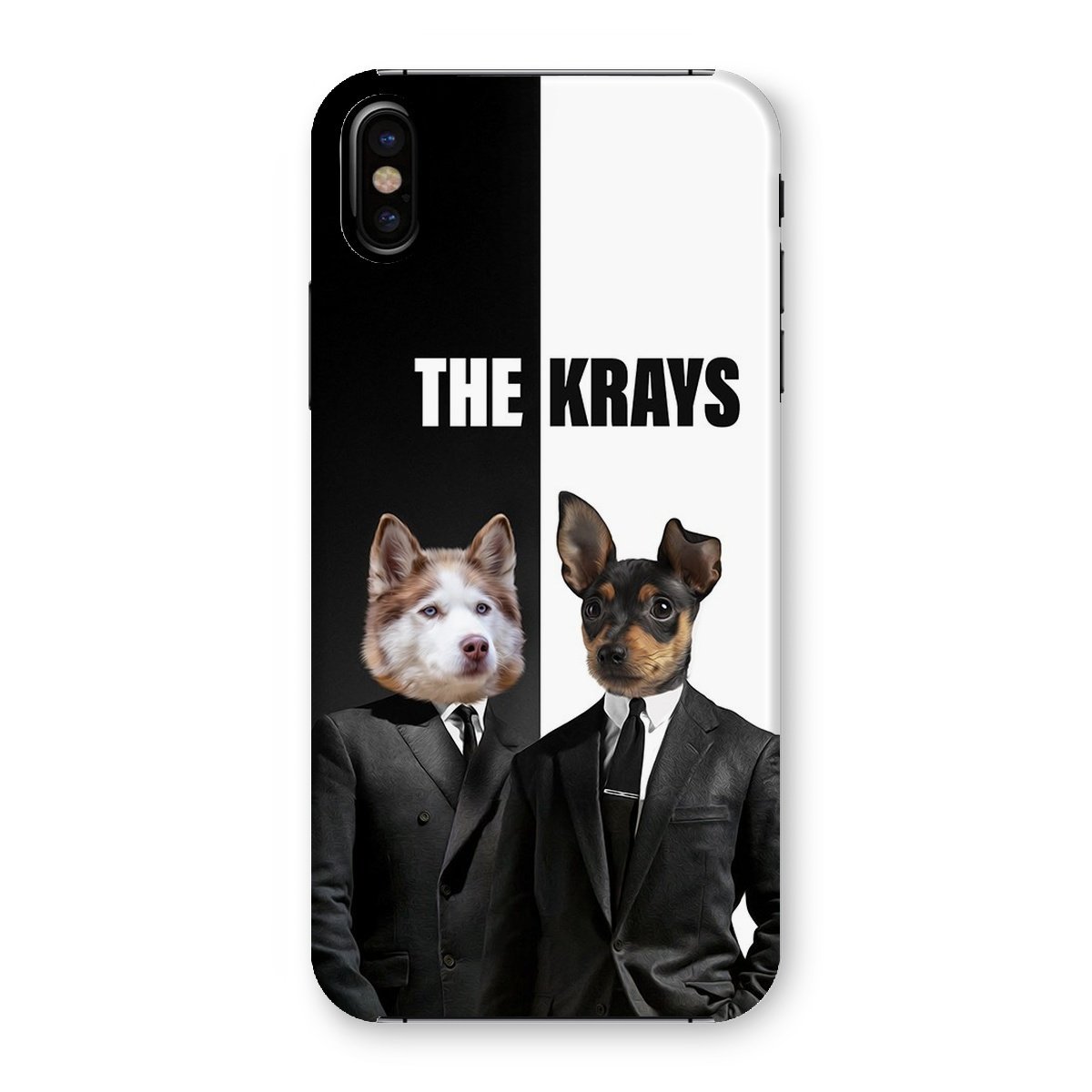 Pet Portraits | The Krays: Custom Pet Phone Case | Paw & Glory