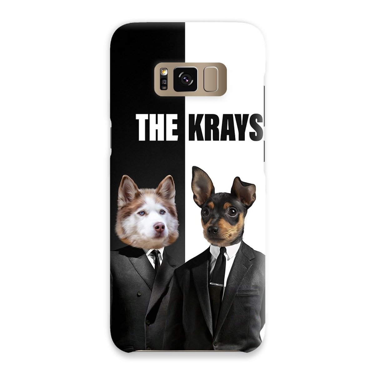 The Krays: Custom Pet Phone Case - Paw & Glory - Dog Portraits - Pet Portraits