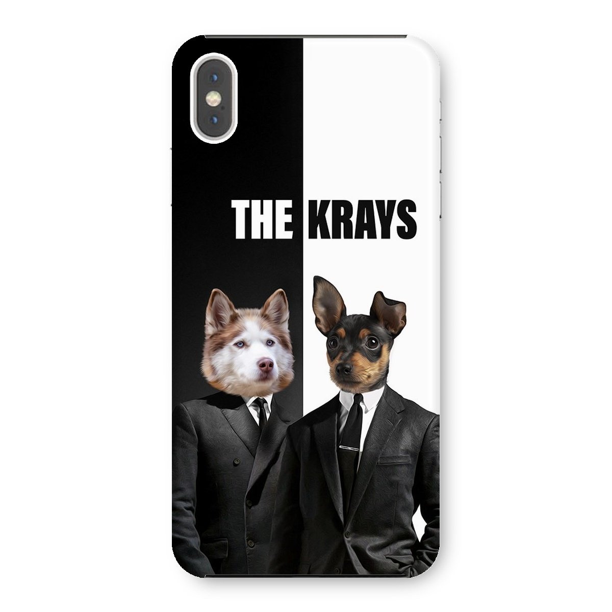 Pet Portraits | The Krays: Custom Pet Phone Case | Paw & Glory