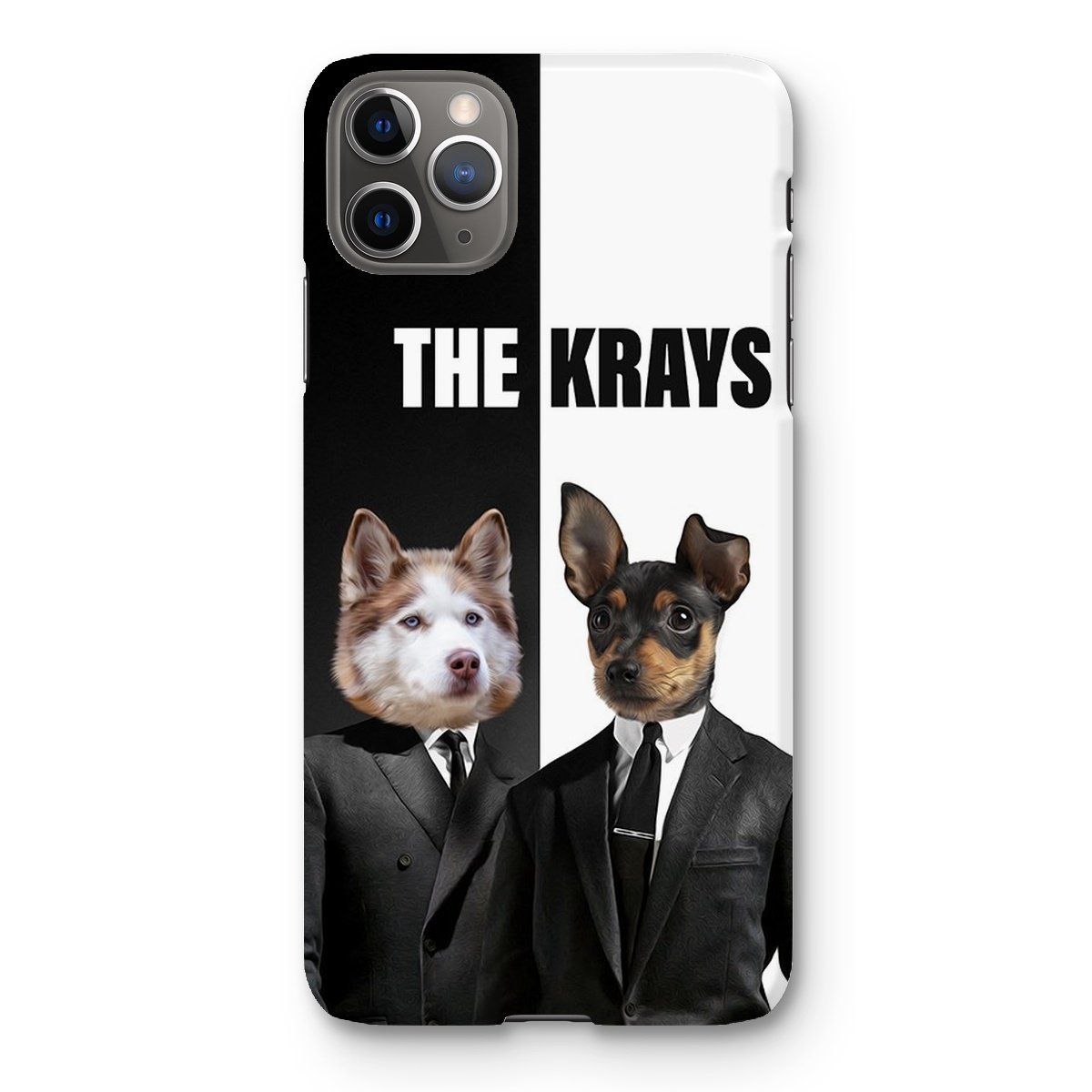 The Krays: Custom Pet Phone Case - Paw & Glory - Dog Portraits - Pet Portraits